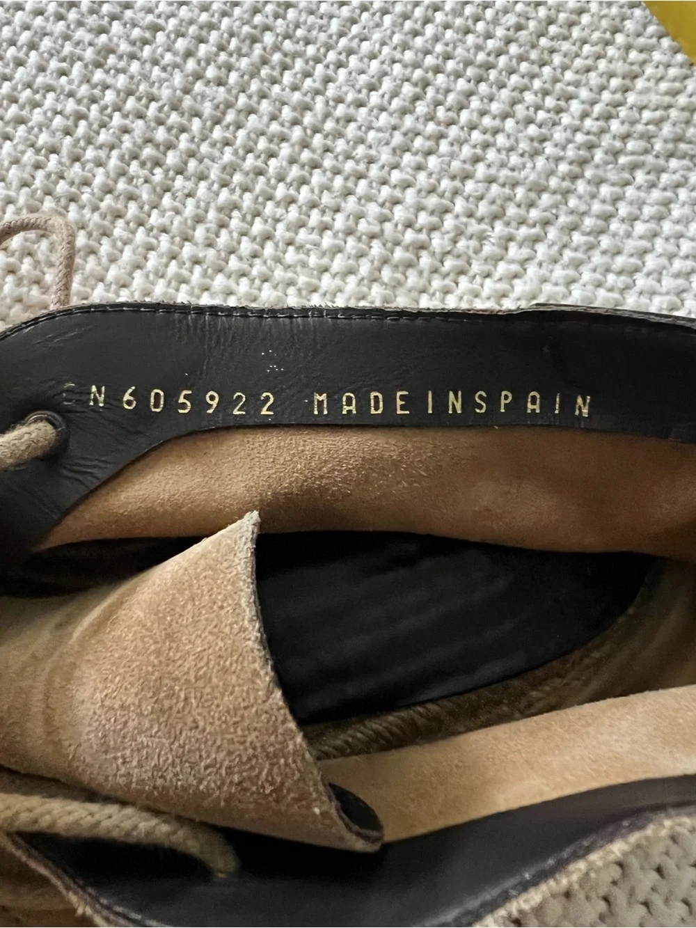 Saint Laurent Brown Suede Chukka Espadrille Boots size eu 40